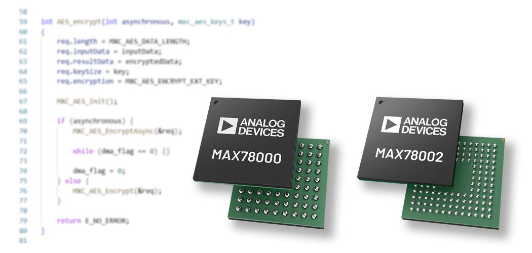 MAX78000 and MAX78002 AI Microcontrollers